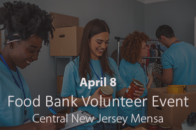 Food Bank Volunteer Event - New Jersey Mensa